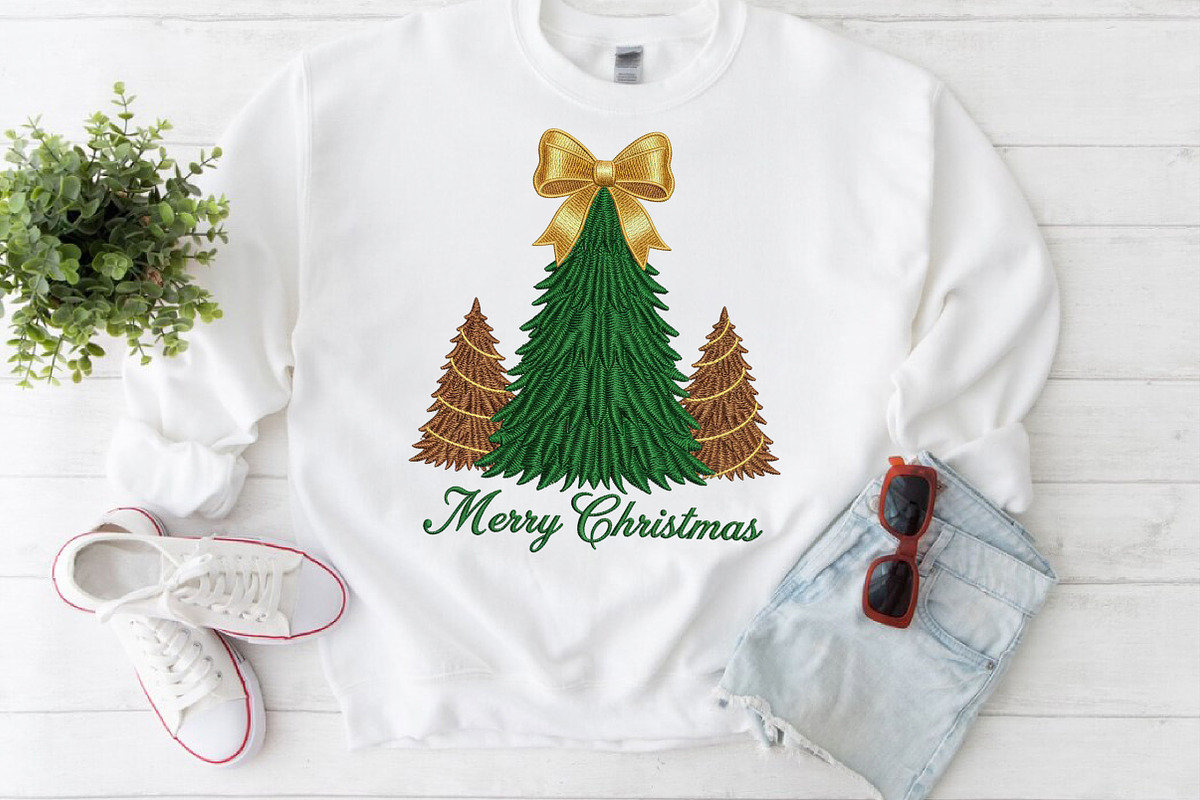 Faux Yarn Crochet Christmas Tree PNG, an Illustration by Craft Nest (Photo 5 of 5)