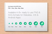 Vector Social Media Icons -ProColour, an Icon by 3Angle (Thumbnail 3 of 3)