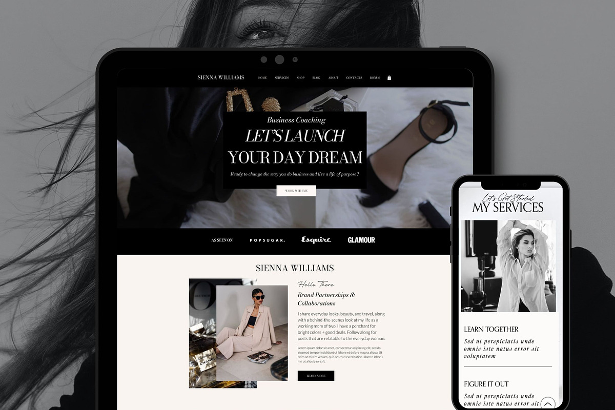Wix Website Template for Coaches, a Wix Template by Presentibox (Photo 1 of 6)