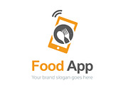 Food App Logo Template, a Branding & Logo Template by Tasmim Premiem Design (Thumbnail 1 of 4)