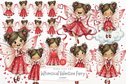 Whimsical Valentine Fairy Clipart, an Illustration by Markicha Art (Thumbnail 1 of 5)