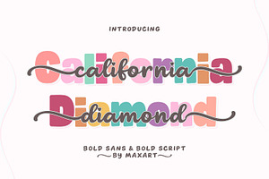 California Diamond Duo font