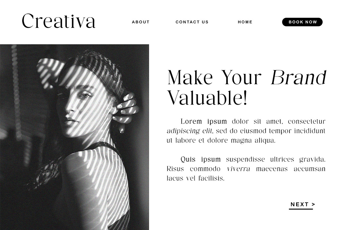 Reign – Display Serif Font, a Font by Almeera Std (Photo 3 of 8)