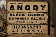 SANDRIX Western Desert Font Family, a Blackletter Font by Nouric Design (Thumbnail 3 of 4)