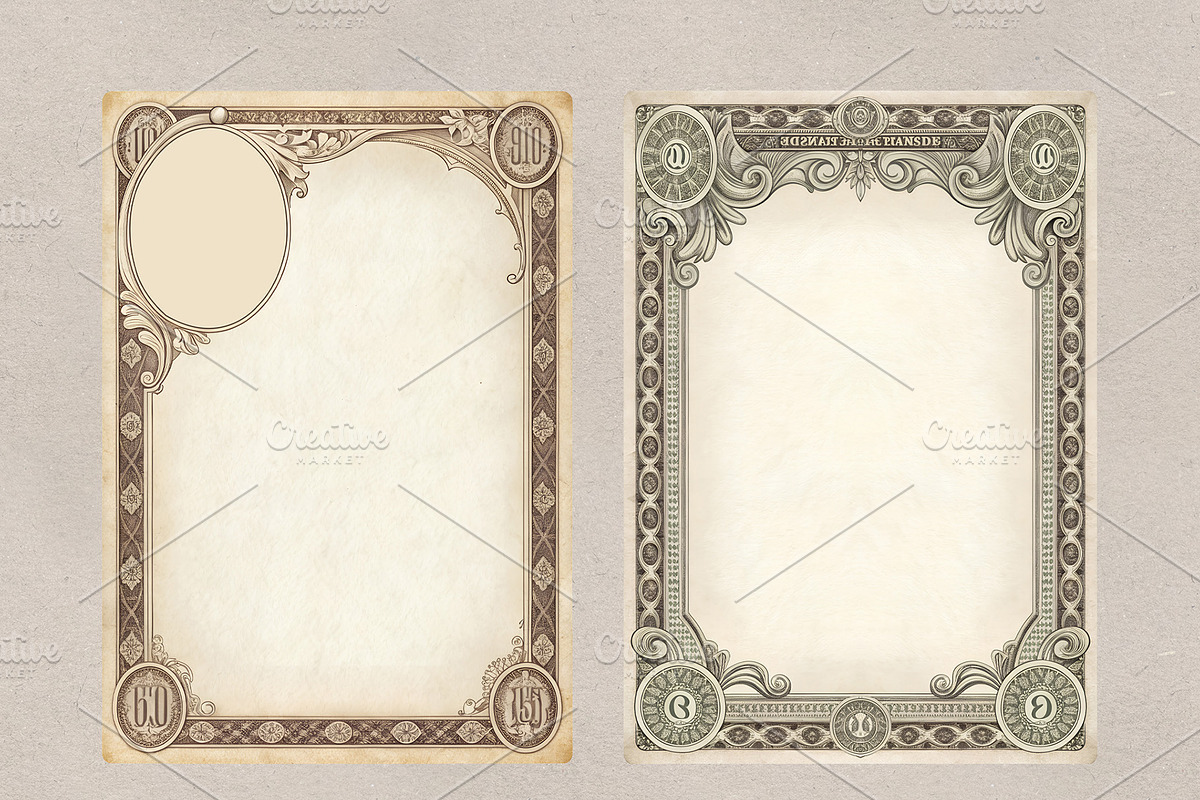 Vintage Decorative Borders & Frames, a Decorative Illustration by MRI STUDIO (Photo 14 of 34)