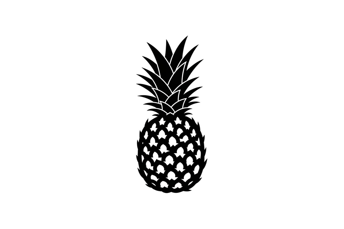 Pineapple Silhouette Vector Bundle, an Illustration by jahid234 (Photo 4 of 51)