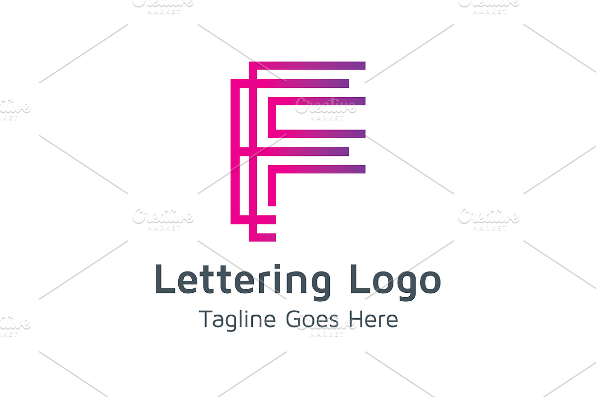20 Logo Lettering F Template Bundle, a Branding & Logo Template by Acongraphic (Photo 19 of 21)