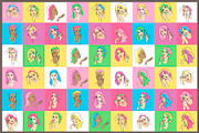 FACES part I FEMALE, a Person Illustration by statica (Thumbnail 7 of 12)