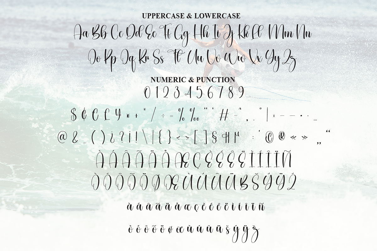 Surfing | Script Font, a Handwritten Font by Scratchones (Photo 7 of 9)
