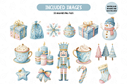 Pastel Winter Magic Clipart Set, an Illustration by TatiMockup (Thumbnail 3 of 5)