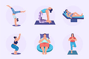 Meditation Illustration Art Set, a Person Illustration by Creative Stall (Thumbnail 8 of 9)