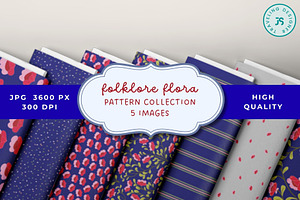 Folklore Flora Pattern Collection