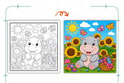 Cozy Floral Moments Coloring Pages, a Decorative Illustration by Ink Gallery (Thumbnail 4 of 8)