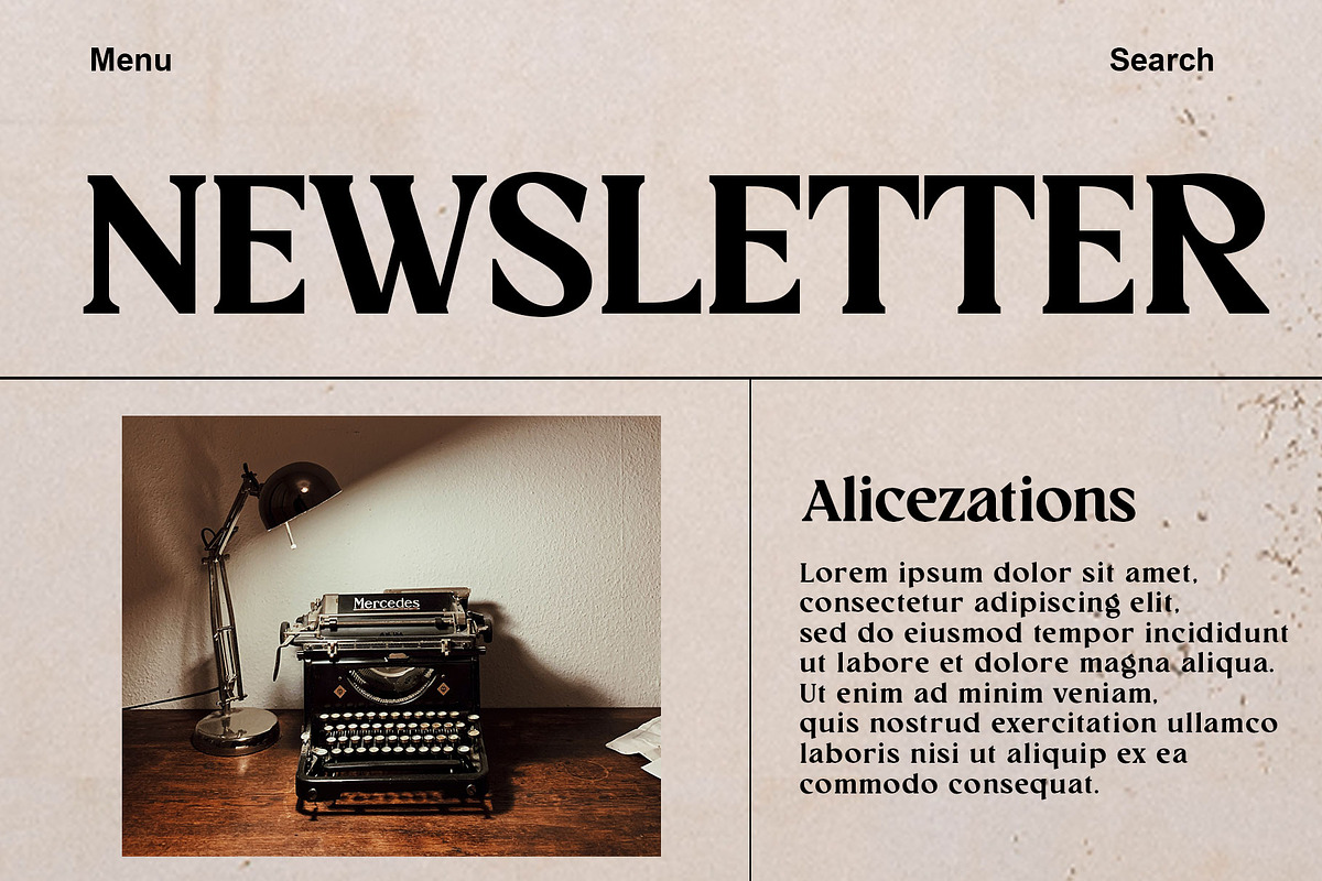 Richey Retro Font, a Serif Font by INKSUN™ (Photo 3 of 8)