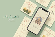 Saihat Arabic Typeface, a Script Font by alit design (Thumbnail 7 of 15)