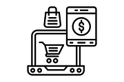 Ecommerce Line Icon, an Outline Icon by Pexelpy (Thumbnail 2 of 2)