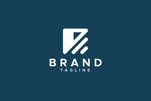 R or K letter minimal logo design, a Branding & Logo Template by Amadul11