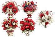 Whimsical Mother's Day flower bouque, an Illustration by Designworld (Thumbnail 4 of 4)