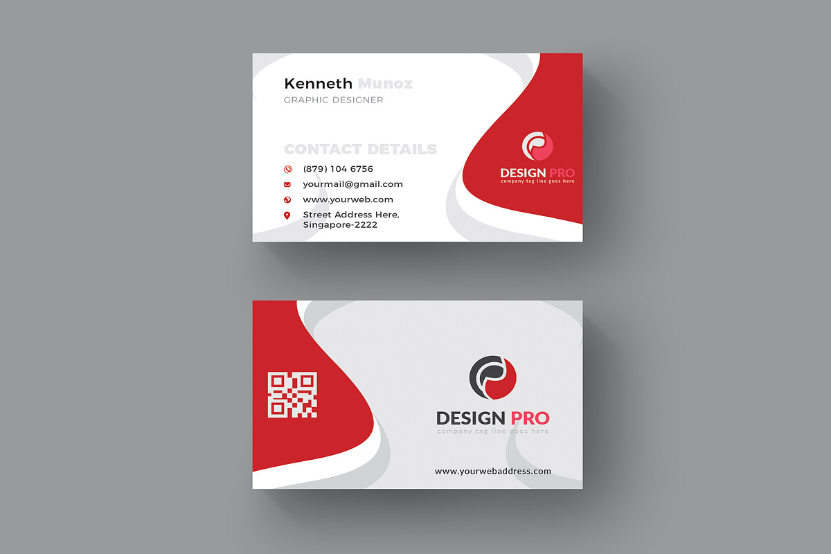 Business Card, a Business Card Template by ZAAS (Photo 2 of 6)