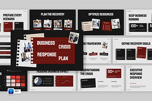 Business Crisis Response Plan, a Presentation Template by Loin Studio