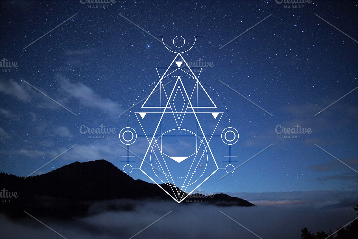 Sacred Geometry : Totem Style Bundle, an Illustration by azhartz (Photo 3 of 5)