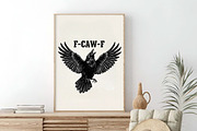 F-Caw-F Clipart PNG, an Illustration by SinaCreation (Thumbnail 3 of 7)