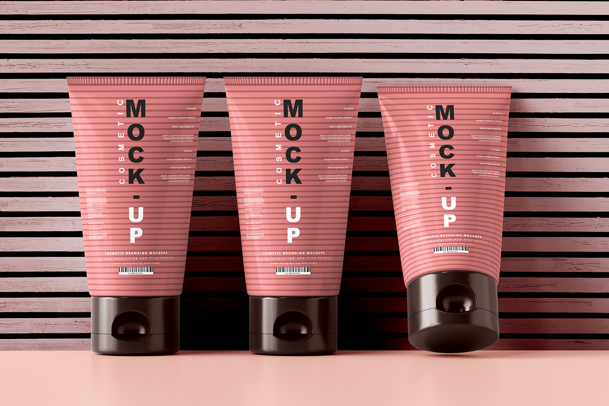 250+ Cosmetic Branding Mockup Bundle, a Cups & Container Mockup by pmvch (Photo 116 of 273)