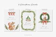 Cozy Christmas Watercolor Clipart, a Seasonal Illustration by Primrose Blume (Thumbnail 6 of 8)