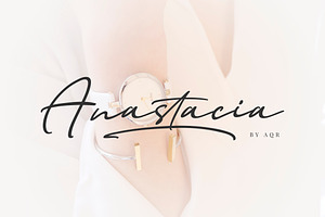 Anastacia Signature Font