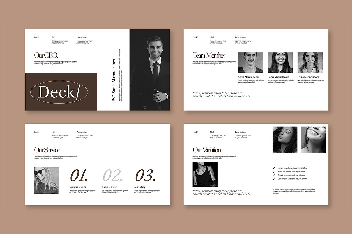 Business Presentation Template, a Presentation Template by Mighty-Slide (Photo 4 of 5)