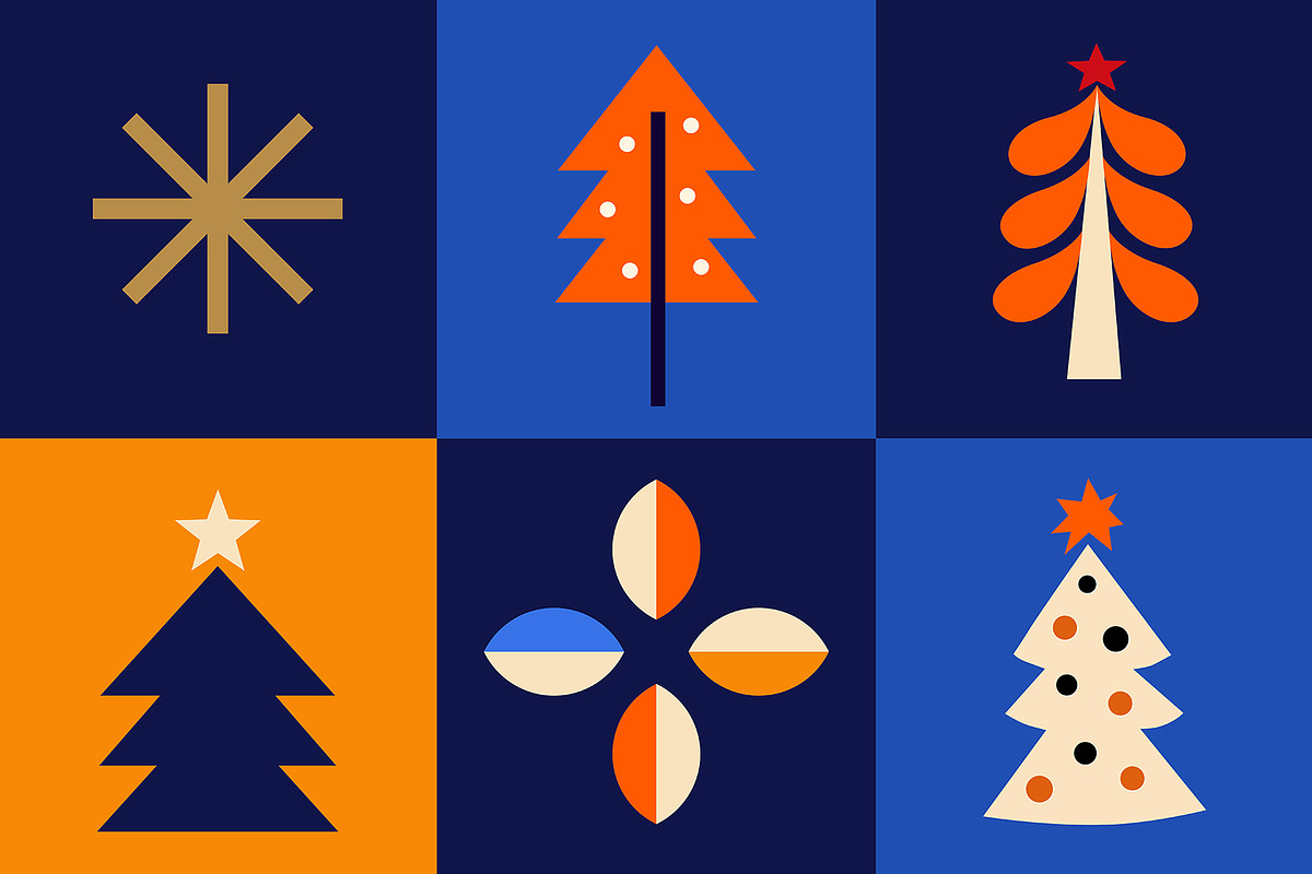 New Year & Christmas collection, a Seasonal Illustration by MoleskoStudio (Photo 33 of 38)