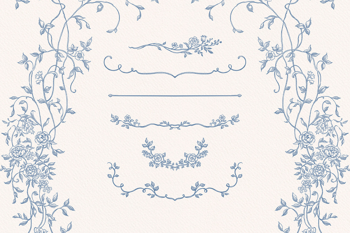 Floria Vintage Png & Vector Frames, a Decorative Illustration by Ekaproeka (Photo 3 of 7)