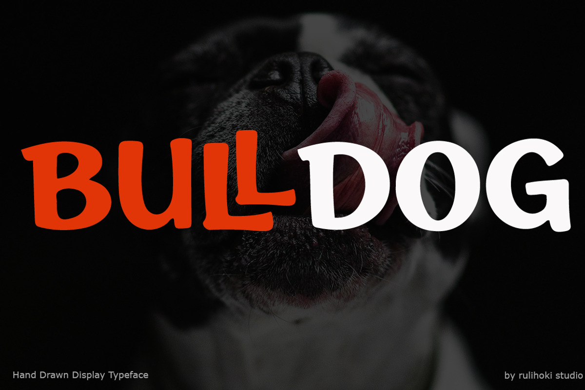 BullDog, a Handwritten Font by rulihoki studio (Photo 1 of 4)