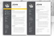 Minimal Resume CV template in Word, a Resume Template by paulresume (Thumbnail 2 of 5)