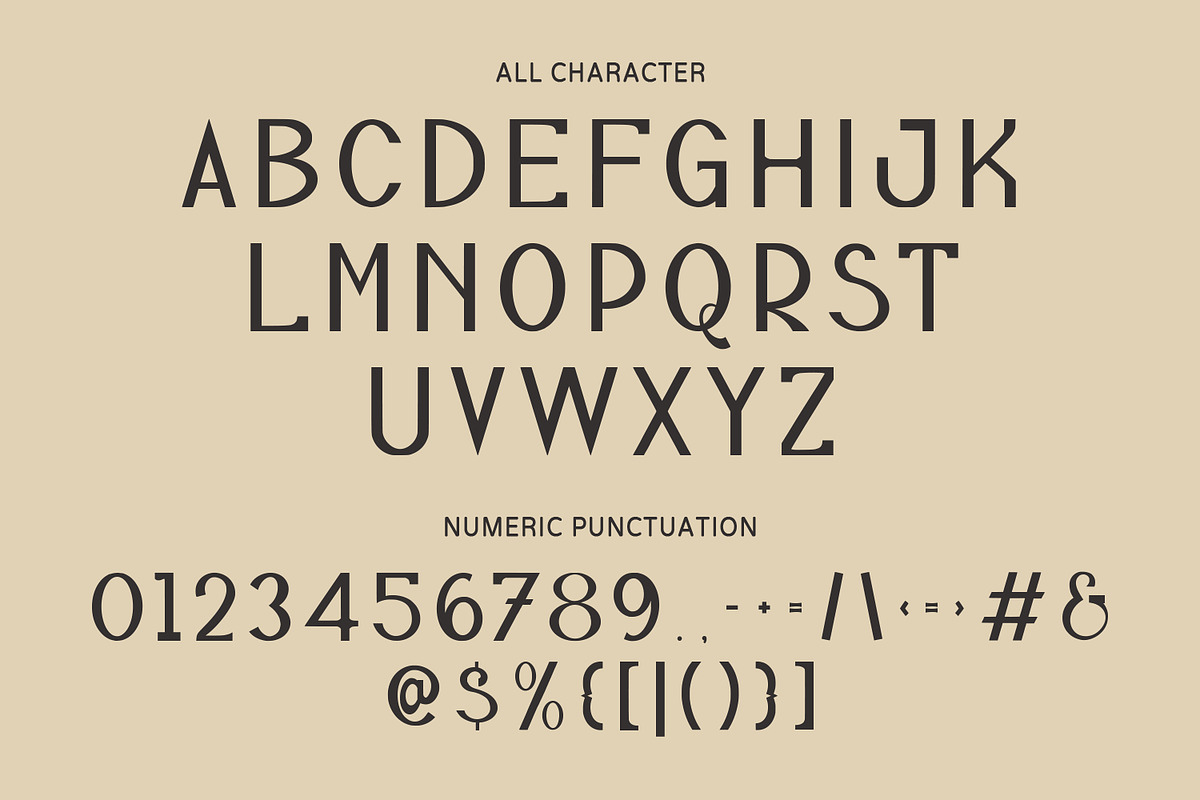 Oquletta Sans Display Font, a Serif Font by Maulana Creative (Photo 7 of 8)