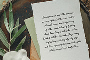 Bleury Saint Modern Script Font, a Script Font by Heinzel Std (Thumbnail 9 of 14)