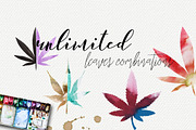 Watercolor Marijuana Pack:47elements, an Illustration by Jeanina Vlad (Thumbnail 4 of 5)