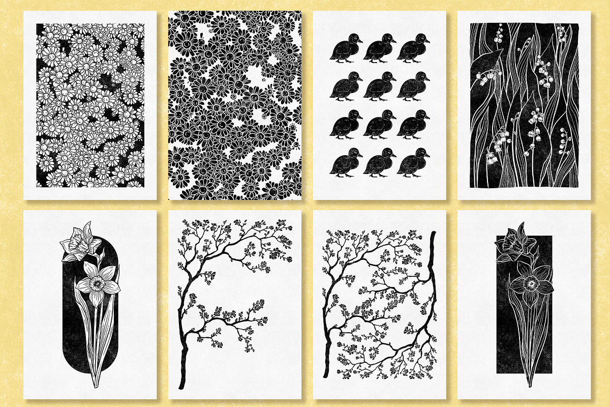 PINK SPRING dopamine Posters Set, a Poster Template by Garden in frame (Photo 8 of 10)