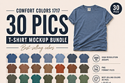 59 Comfort Colors 1717 Mockup Bundle, a Shirt Mockup by ElDesignState (Thumbnail 2 of 7)