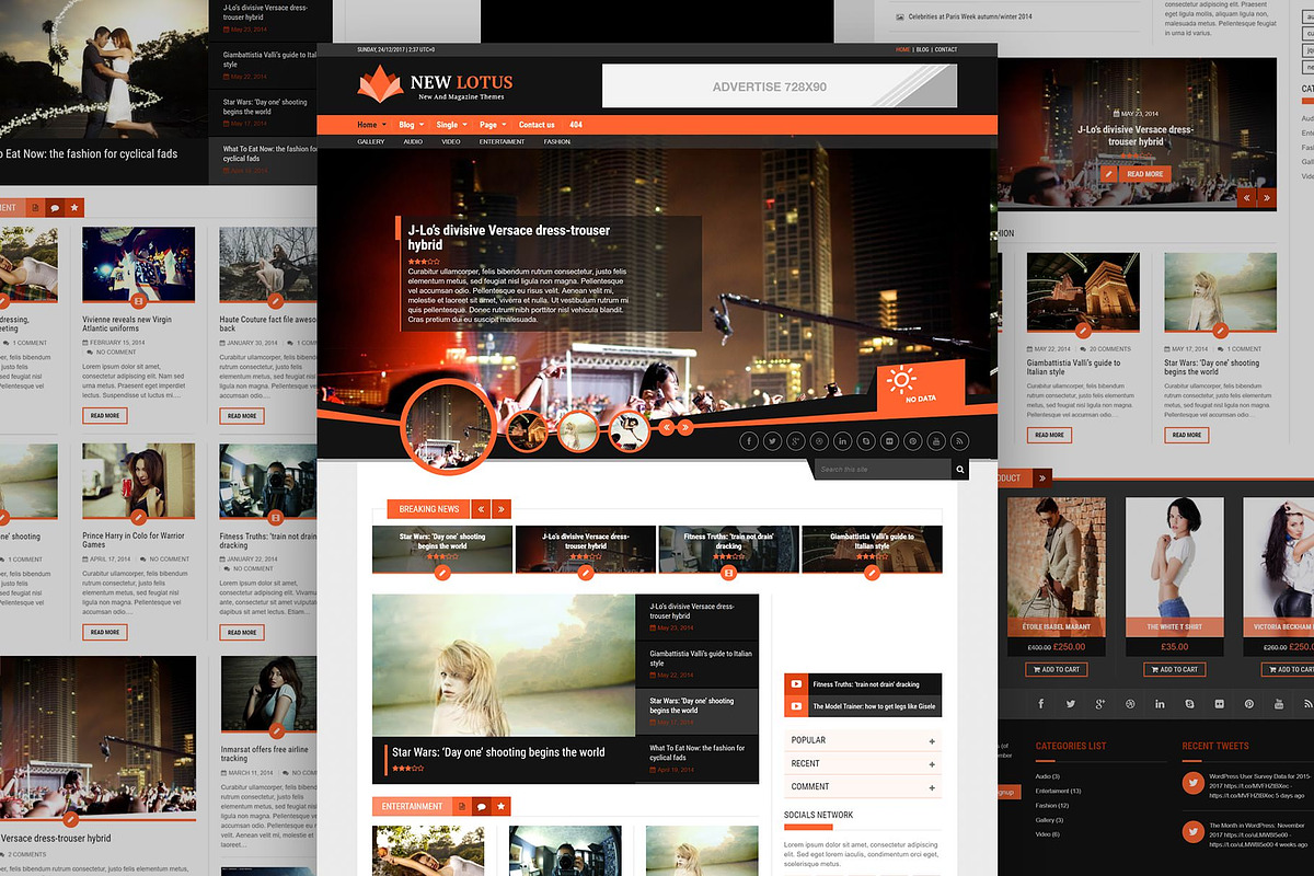 New Lotus Magazine WordPress theme, a WordPress Template by kopasoft (Photo 2 of 2)