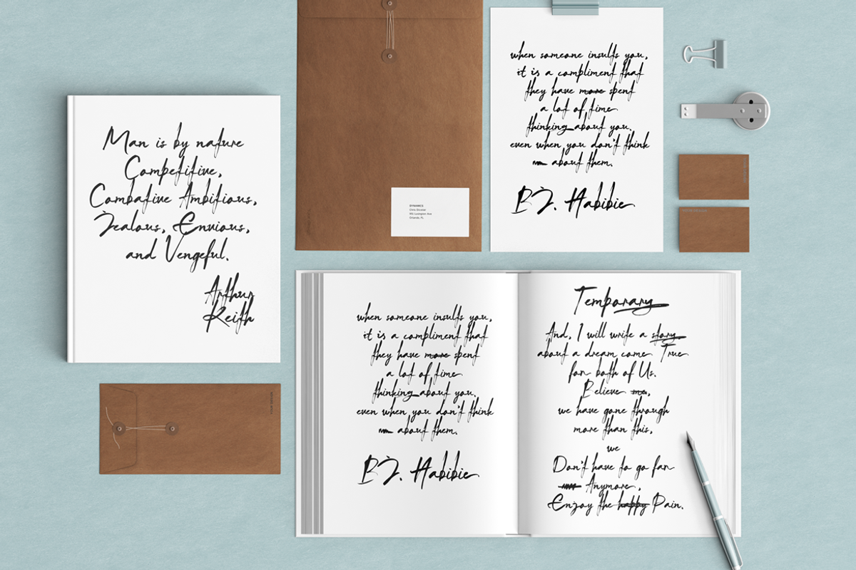 Arthur Keith - Signature Style Font, a Script Font by DiosiArt (Photo 9 of 12)