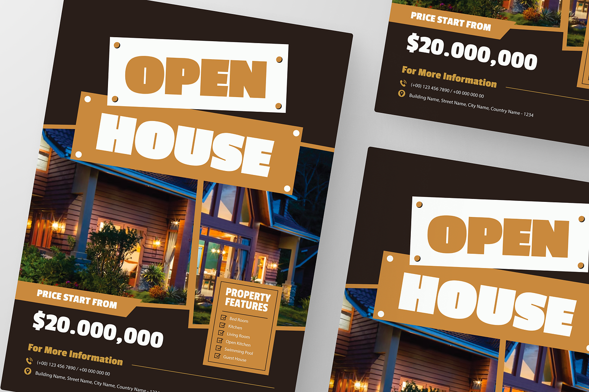 Open House Flyer, a Flyer Template by Annora Studio (Photo 6 of 6)