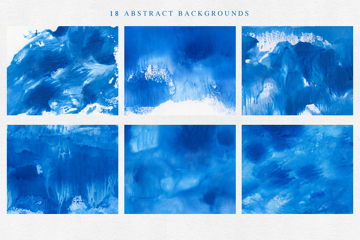 Abstract Watercolor Backgrounds, a Texture Graphic by Tidemuse (Photo 2 of 5)