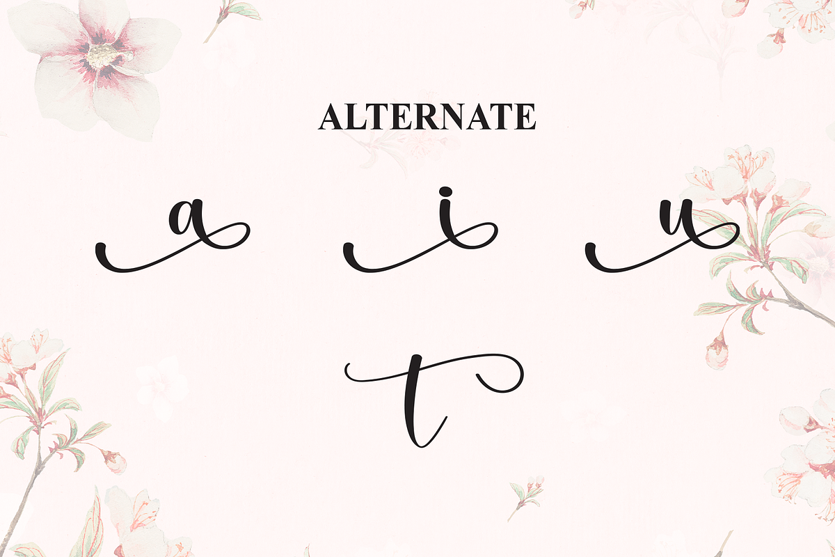 Christina | Script Font, a Handwritten Font by Scratchones (Photo 8 of 9)