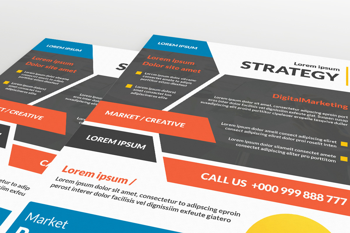 Creative Corporate Flyer V59, a Flyer Template by KHIDD (Photo 2 of 2)