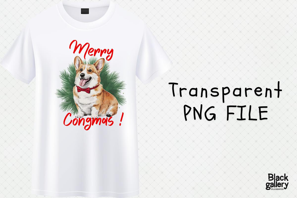Watercolor Christmas Dog Puns Bundle, a Graphic by Clipart Bloom (Photo 22 of 25)