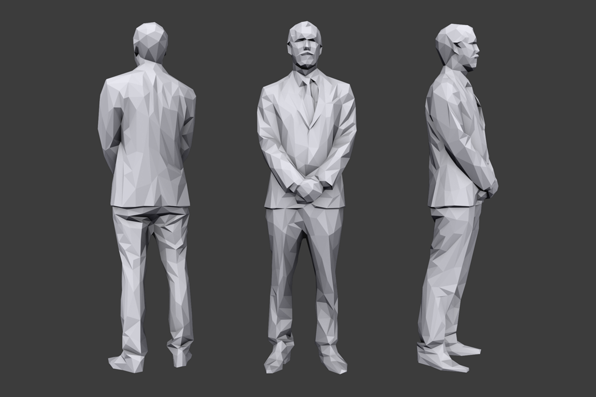 Lowpoly People Casual Pack Volume 10, a Characters & Person 3D Model by Kanistra Studio (Photo 7 of 8)