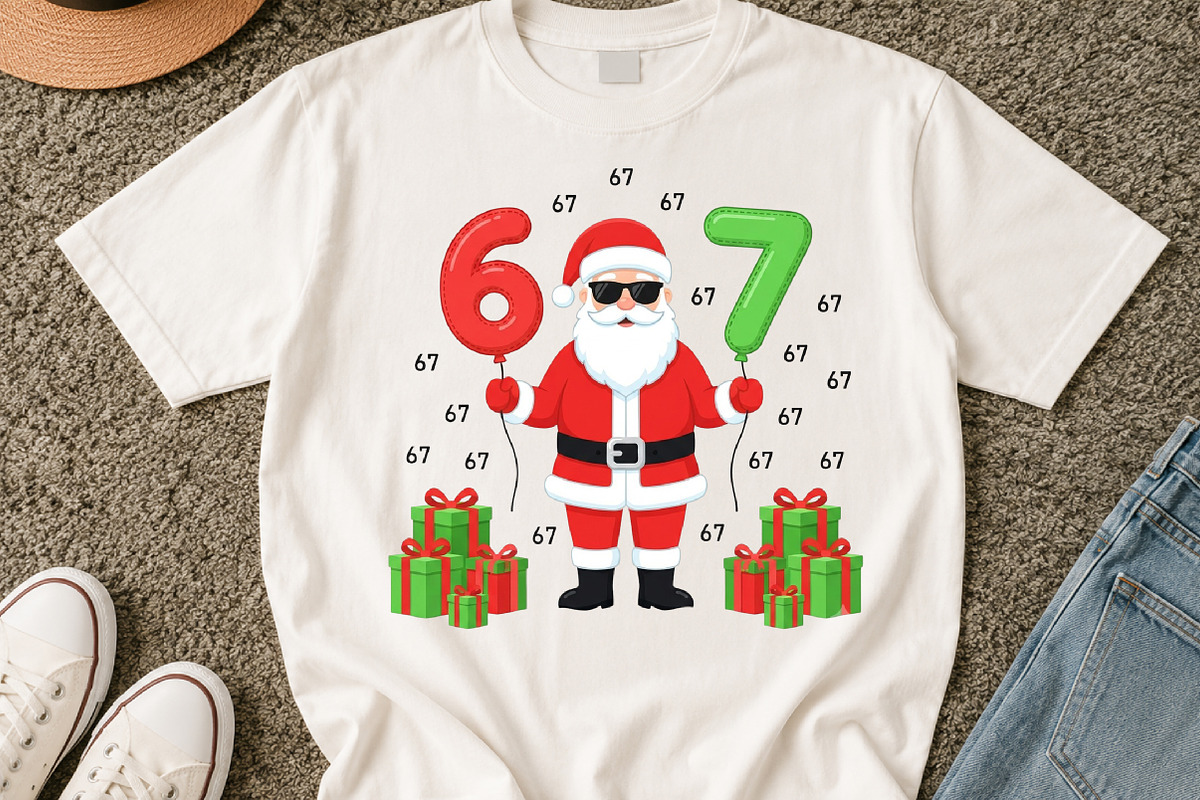 Six Seven Santa PNG, an Object Illustration by DreamCafeArt (Photo 4 of 7)