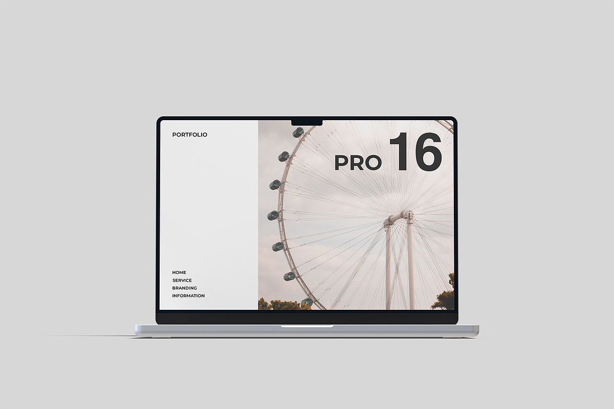 MacBook Pro 16 Mockup, a Mac Mockup by graphicpages (Photo 4 of 15)