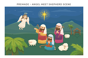 Christmas Nativity Vector